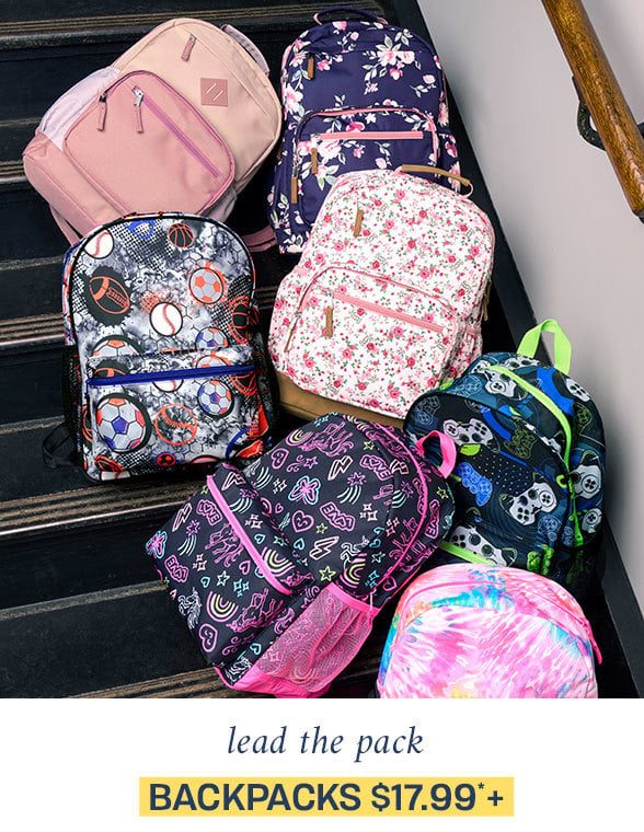 $17.99 & Up Backpacks