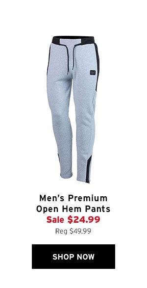 everlast premium open hem pants mens