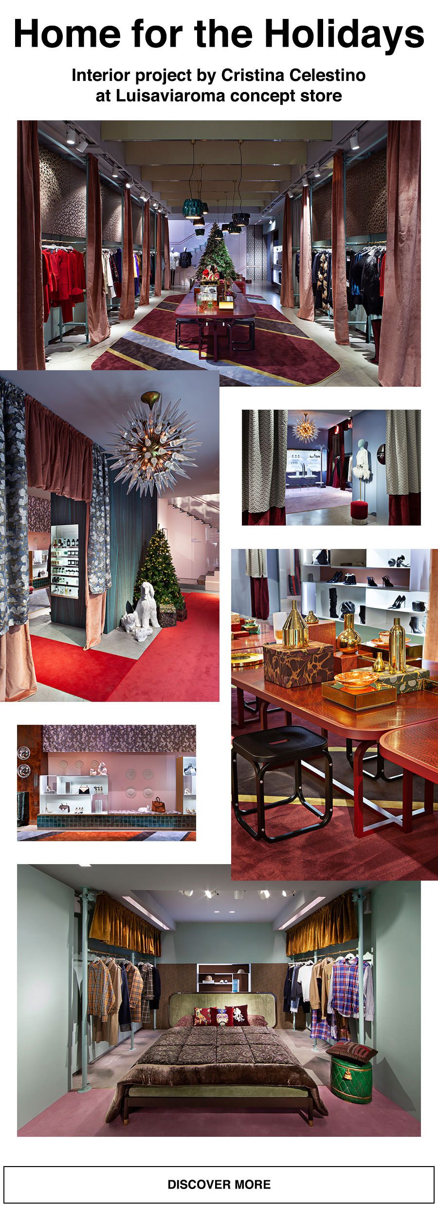 The Florence store transforms into a holiday home
