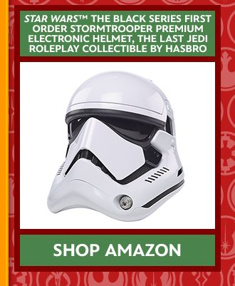 STAR WARS™ The Black Series First Order Stormtrooper Premium Electronic Helmet, The Last Jedi Roleplay Collectible by Hasbro