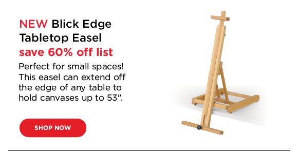 NEW Blick Edge Tabletop Easel - save 60% off list