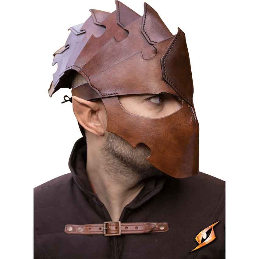 Image of Assassins Leather Helmet