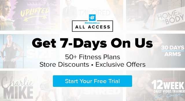 All Access - Get 7 Days Free - On Us - 50% Fitness Plans - Store Discounts - Exclusive Offers - Start your free trial