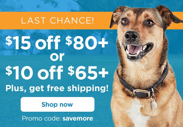 LAST CHANCE! $15 off $80+ or $10 off $65+. Plus, get free shipping! Promo code: savemore. Shop now.