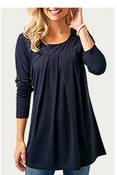 Lace Up Front Long Sleeve T Shirt