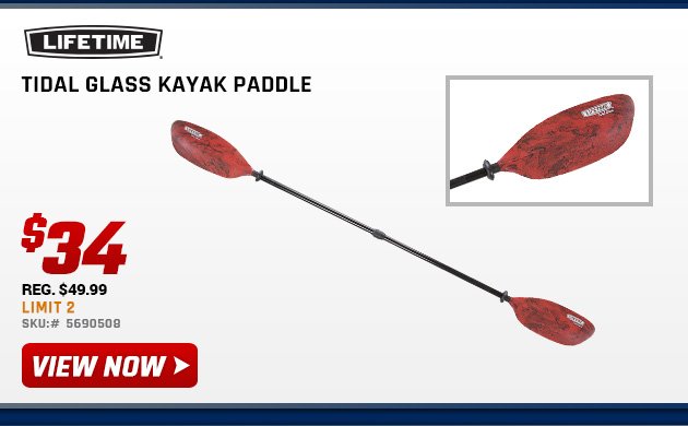 Lifetime Tidal Glass Kayak Paddle