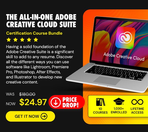 The All-in-One Adobe Creative Cloud Suite Certification Course Bundle