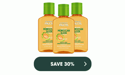 GARNIER FRUCTIS - MOROCCAN SLEEK - SAVE 30 PERCENT >