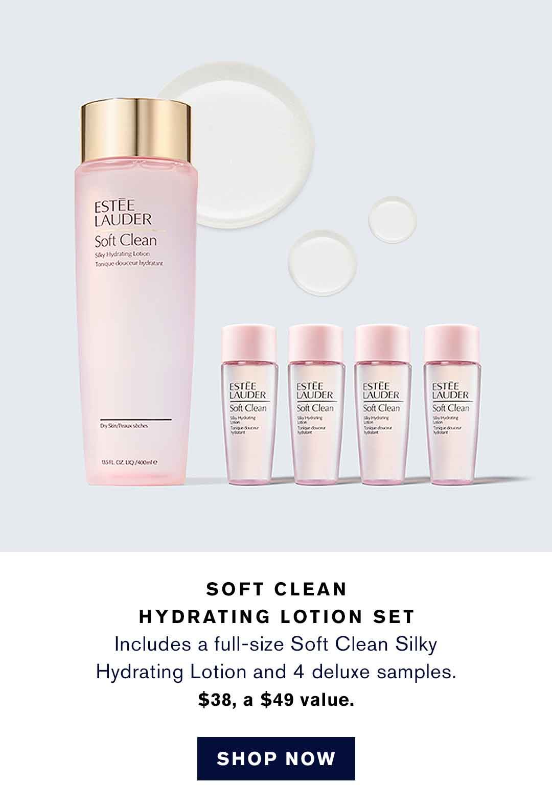 Soft Clean
 Hydrating Lotion Set | Shop Now