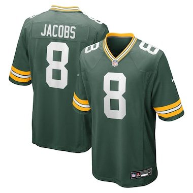  Nike Josh Jacobs Green Team Game Jersey