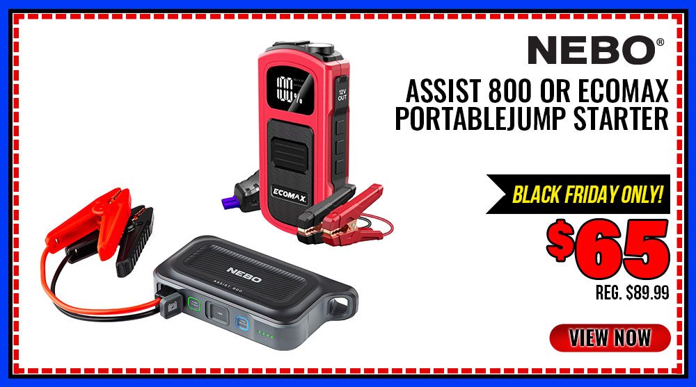 NEBO Assist 800 or Ecomax PortableJump Starter