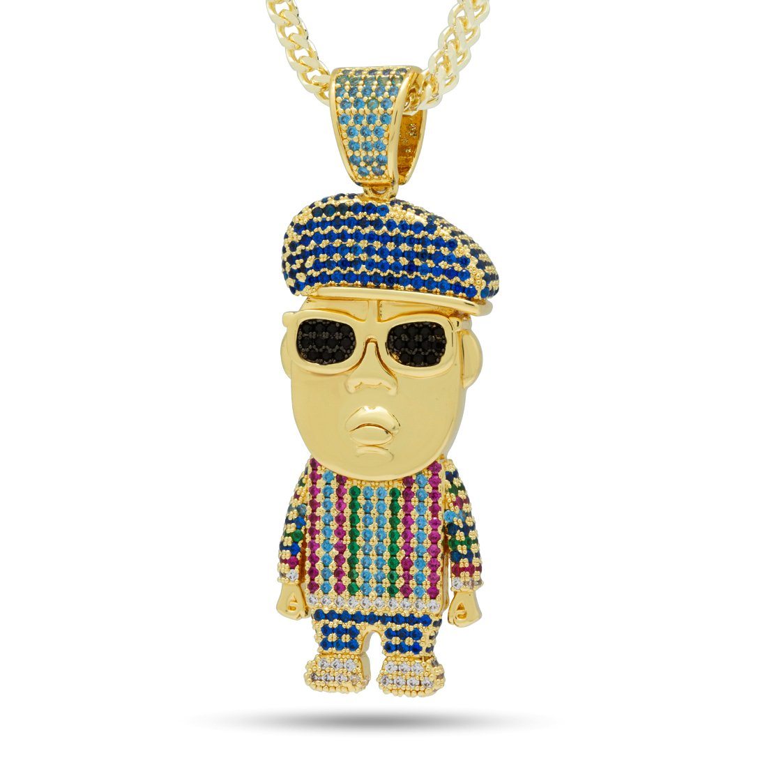 Image of Notorious B.I.G. x King Ice - 14K Gold Biggie Sweater Necklace