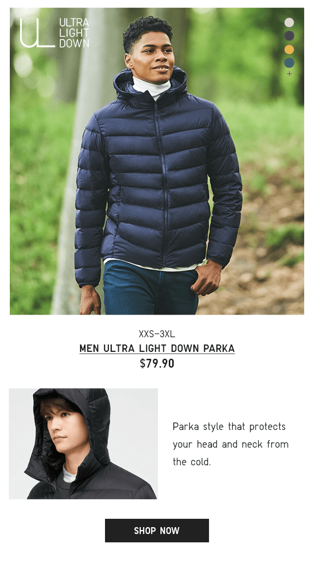 PDP3 - MEN ULTRA LIGHT DOWN PARKA