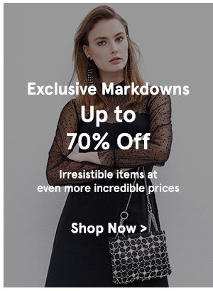 Up to 70% Off
