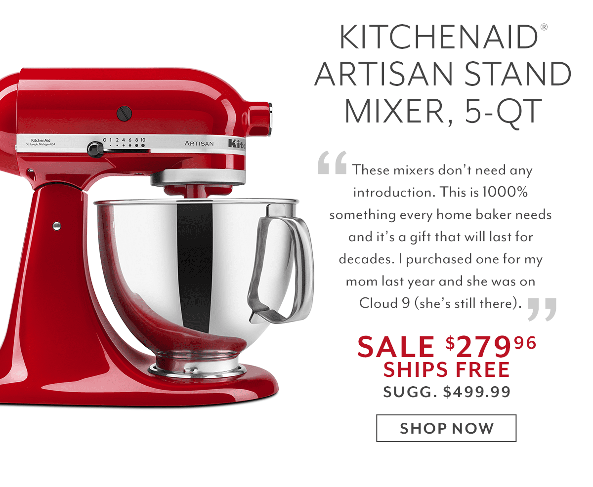 KitchenAid® Artisan Stand Mixer, 5 qt.