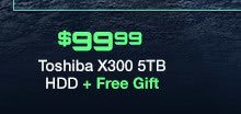 Toshiba X300 5TB HDD + Item