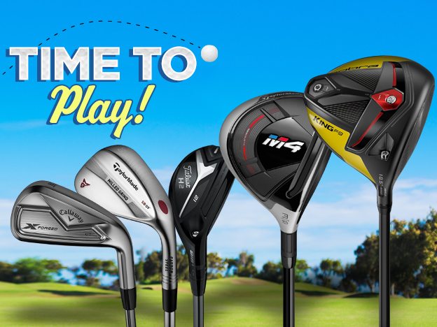 Save up to 30% on PreOwned Golf Clubs