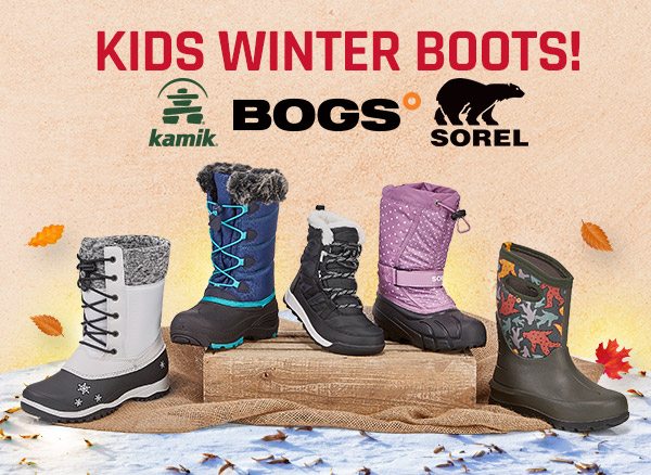 Kids Winter Boots! Sorel, Kamik \u0026 BOGS 