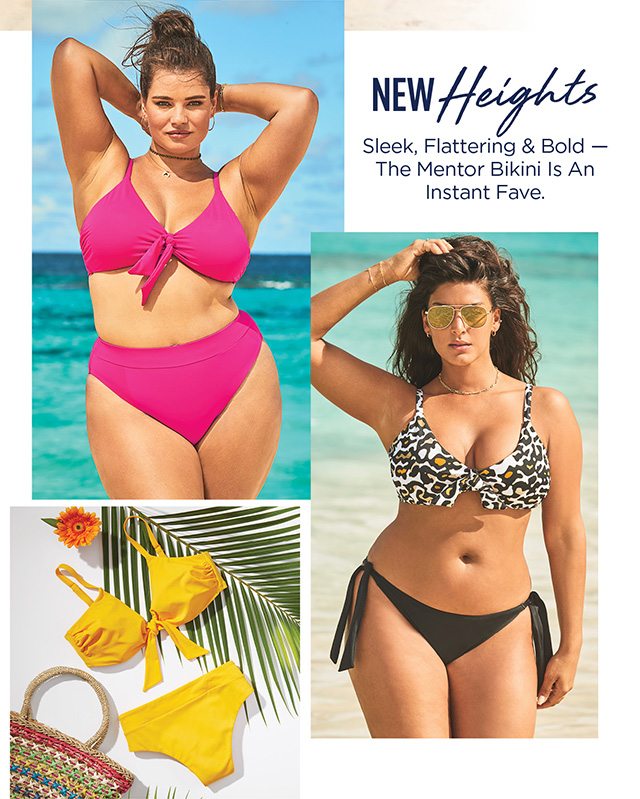 New Heights. Sleek, Flattering & Bold - The High-Waist Bikini is an Instant Fave.