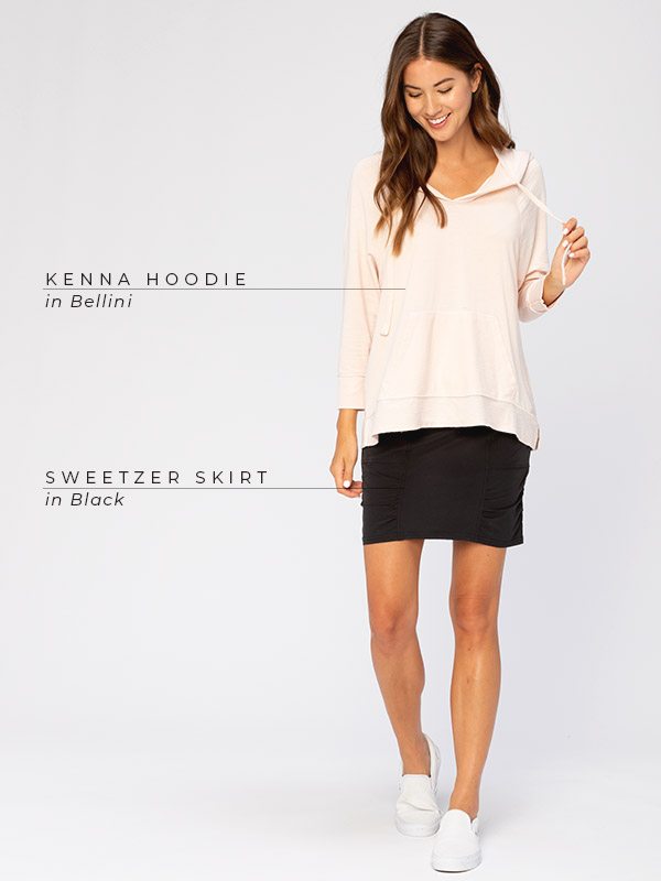 Kenna Hoodie + Sweetzer Skirt »