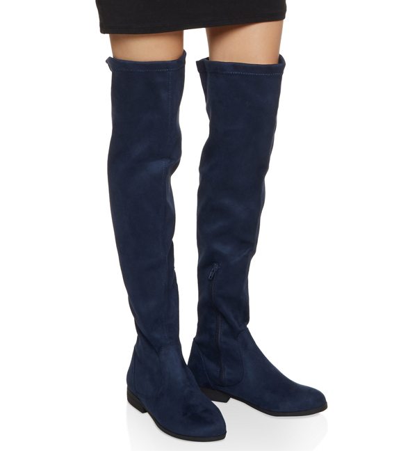 Side Zip Over the Knee Boots