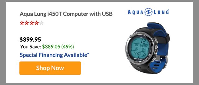Aqua Lung i450T Computer with USB - Shop Now