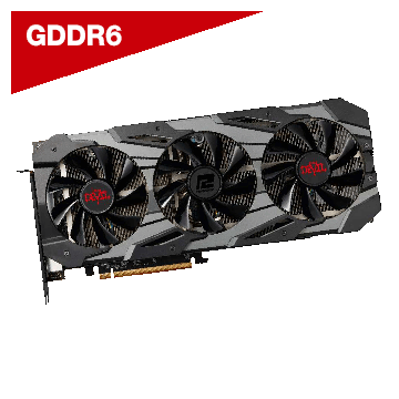 PowerColor Radeon RX 5700 XT Red Devil Overclocked Triple-Fan 8GB GDDR6 PCIe 4.0 Graphics Card