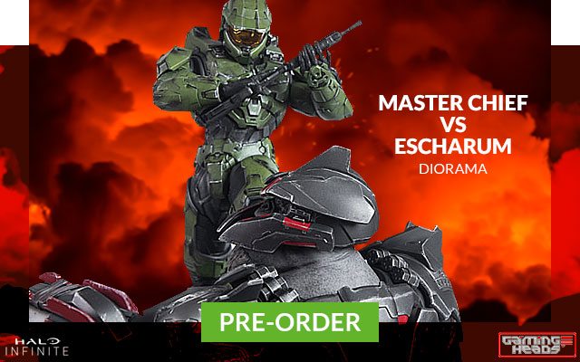 Master Chief vs. Escharum (Halo: Infinite) Diorama by Gaming Heads