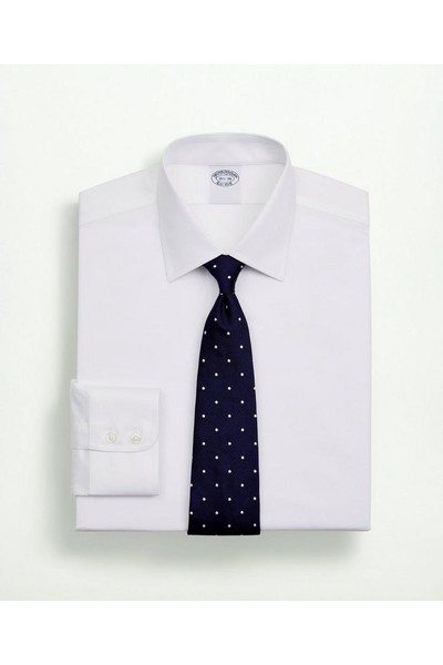 Stretch Supima® Cotton Non-Iron Twill Ainsley Collar Dress Shirt