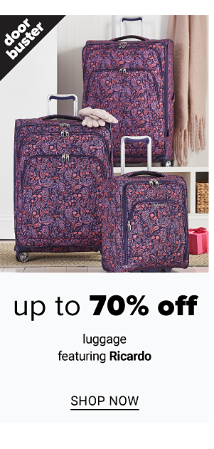 Up to 70% off Luggage - Shop Now