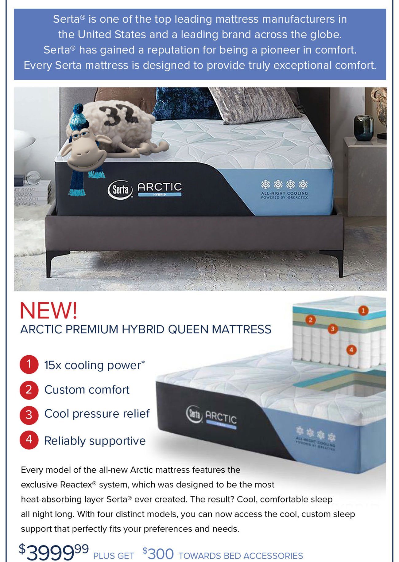 Arctic-hybrid-queen-mattress