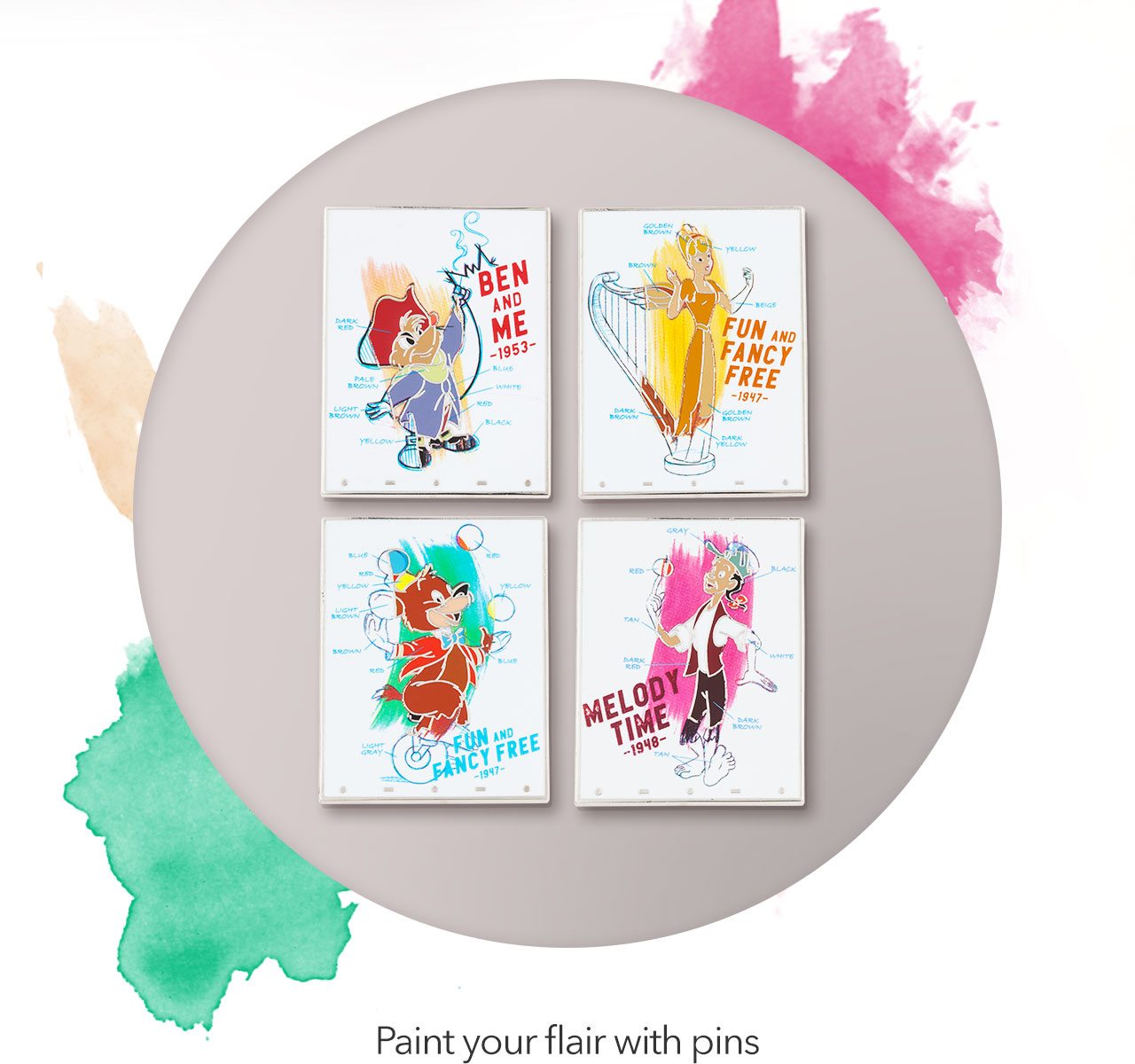 Paint your flair with pins
