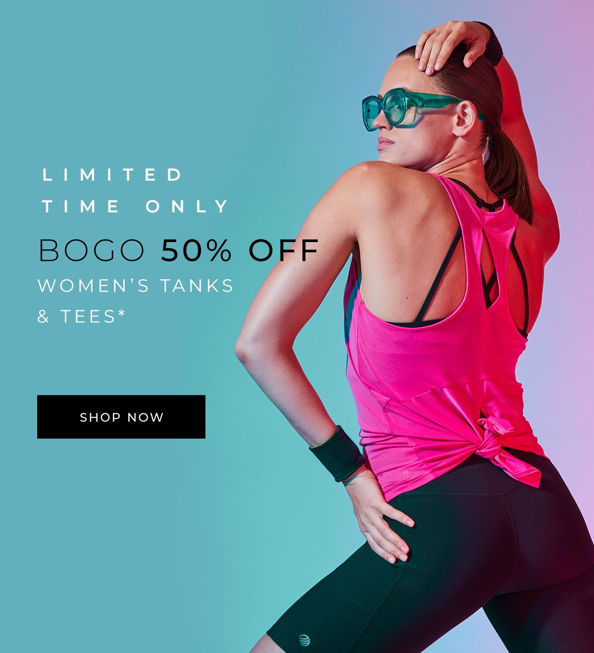 Limited Time Only - BOGO 50% Off Regular-Priced Women's Tanks and Tees