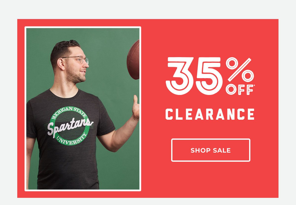 35% Off* Clearance