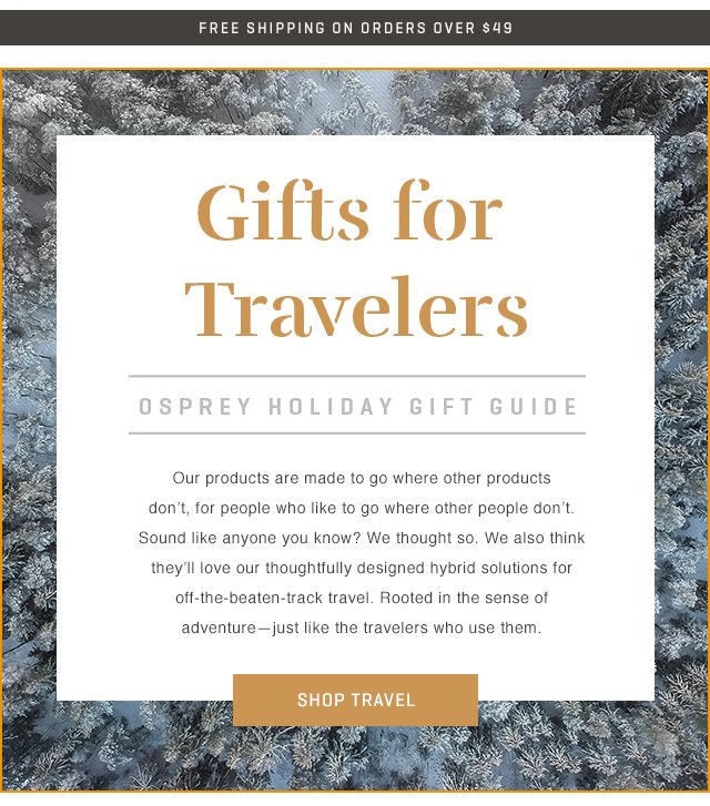 Shop Gifts for Travelers