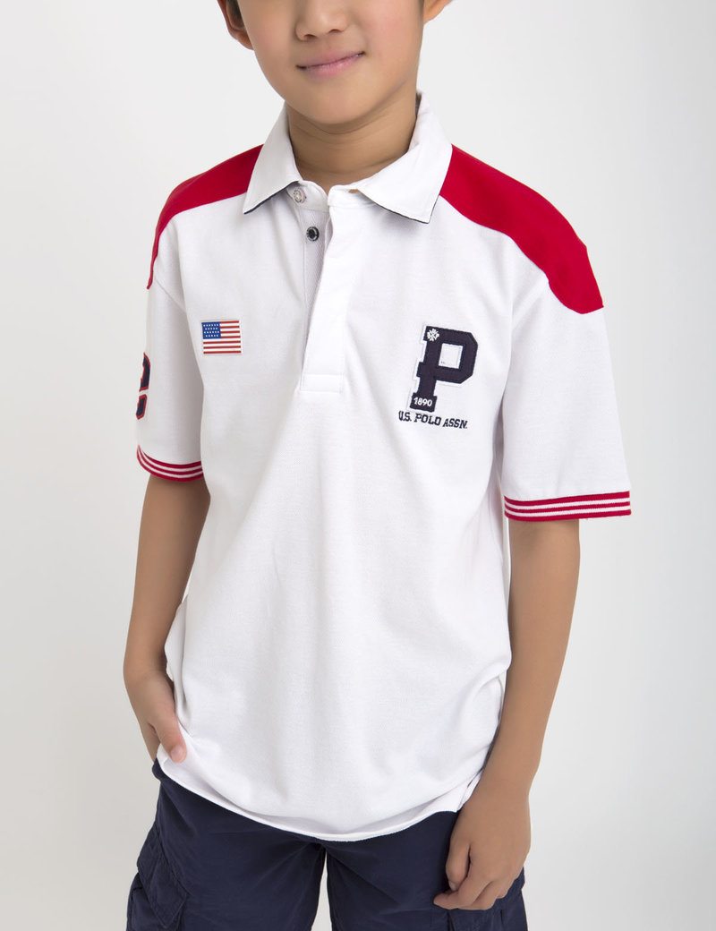 PATCH FLAG POLO SHIRT