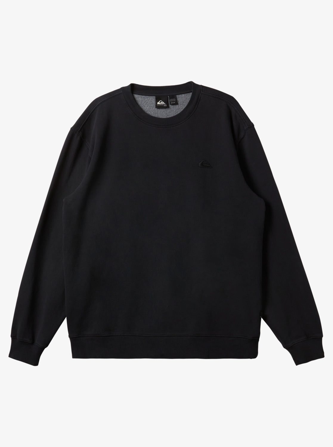 Image of Salt Water Crew Neck Sweatshirt - Black