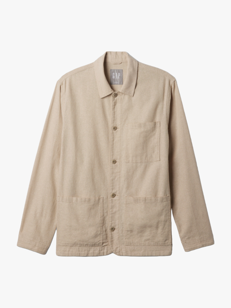 Gap Linen-Cotton Chore Jacket