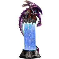 Purple Dragon on Castle LED Snow Tube