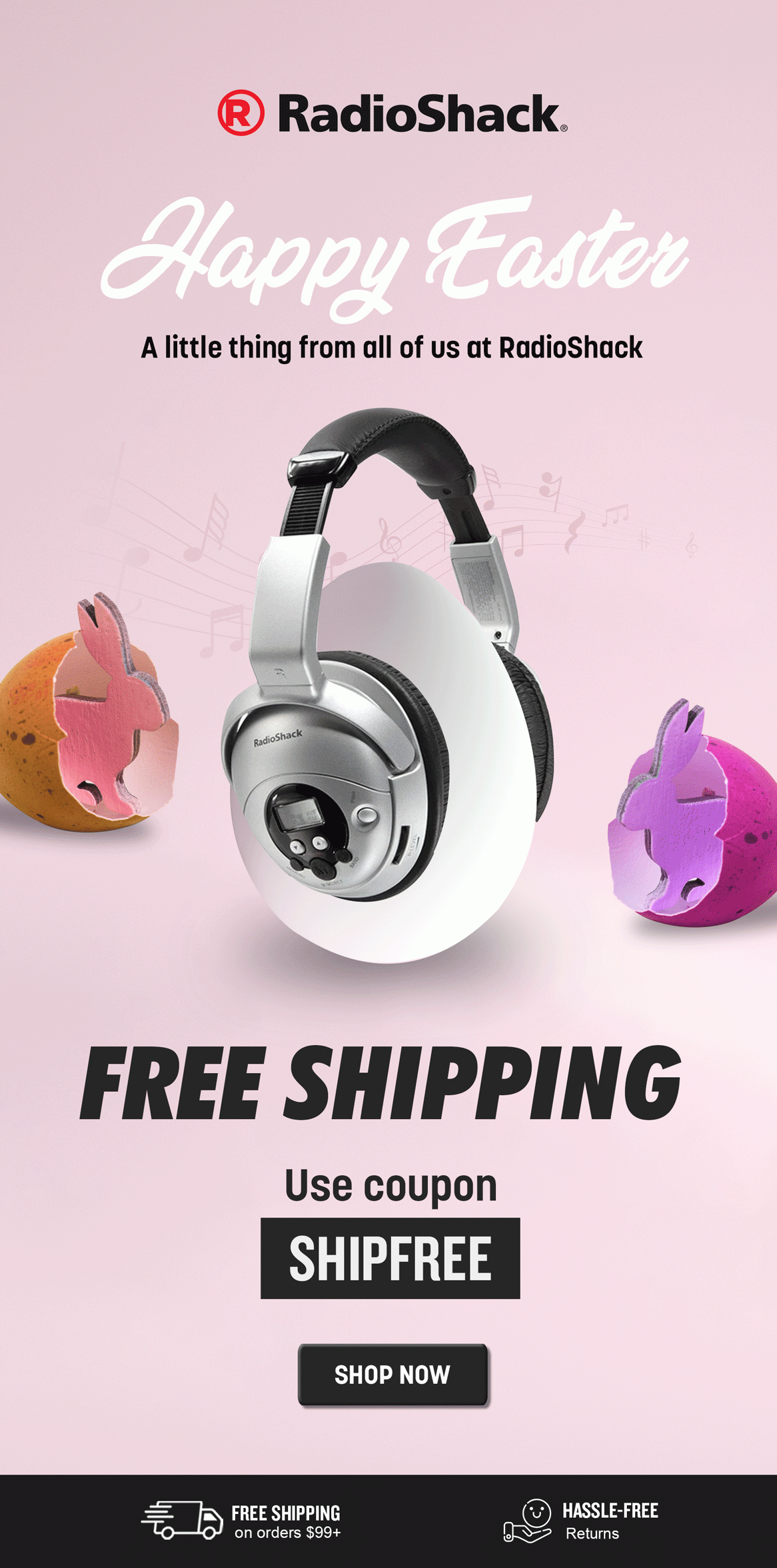 Free shipping included