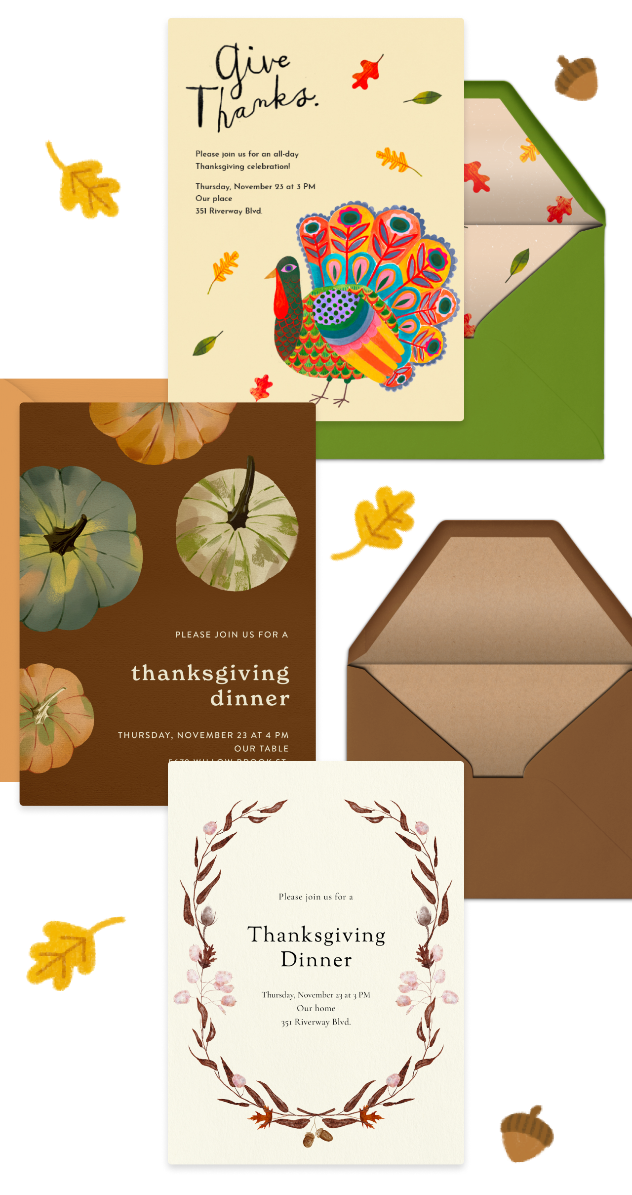Thanksgiving Invitations