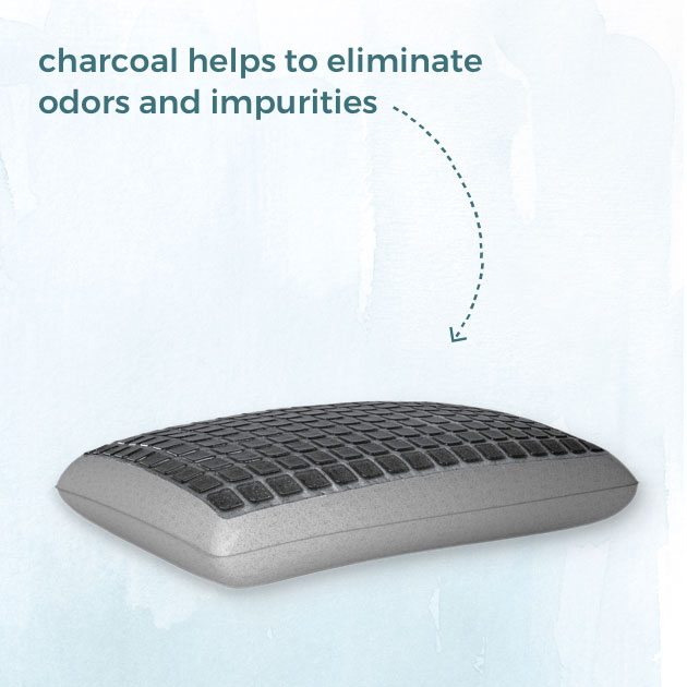 Hydraluxe® Charcoal Memory Foam Standard Pillow