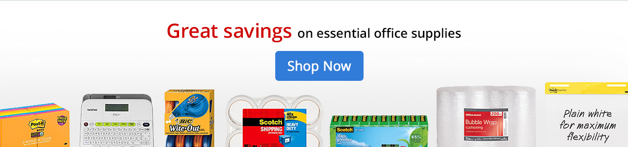 Save on essential office supplies