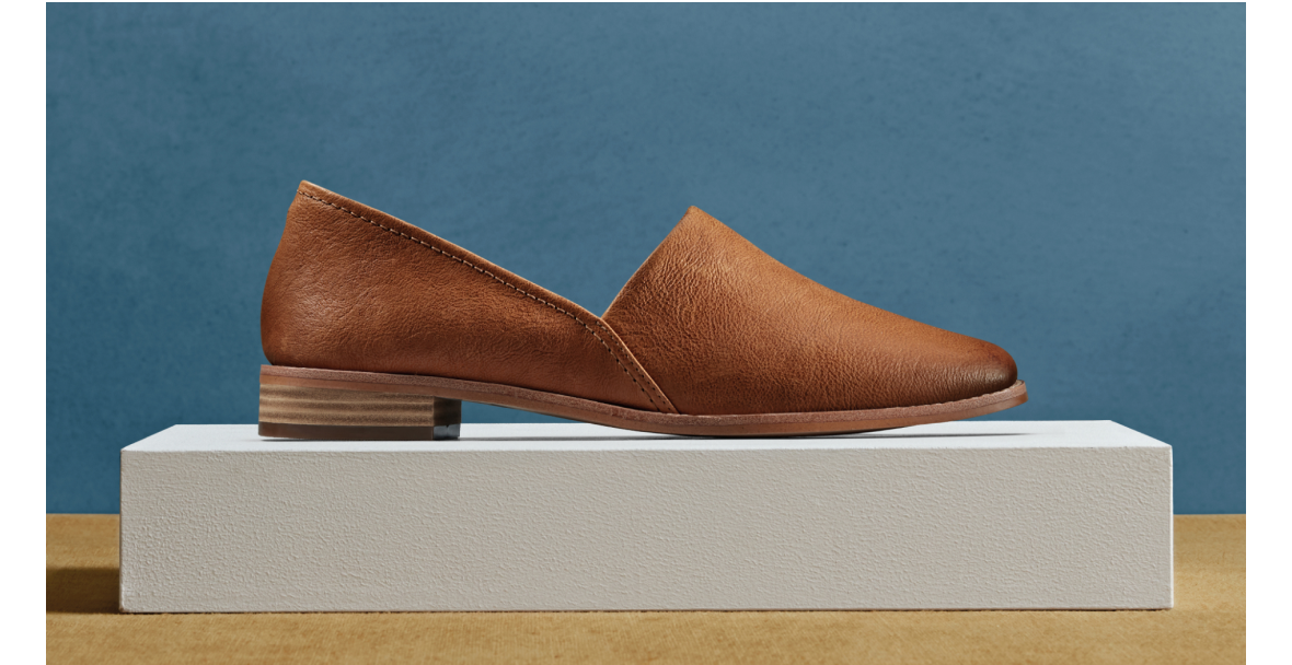 womens shoe Pure Easy in tan leather links to product page