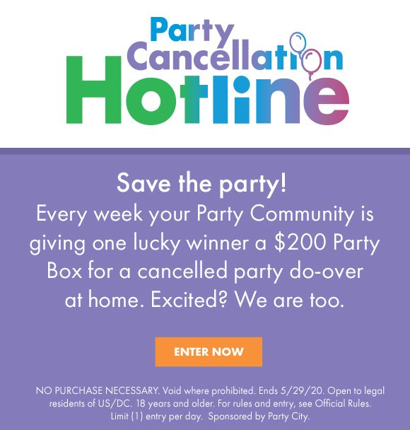 Party cancellation hotline