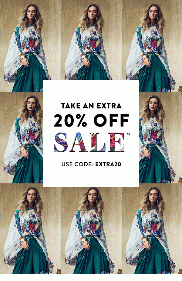 TAKE AN EXTRA 20% OFF*