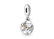 Sparkling Family Tree Dangle Charm