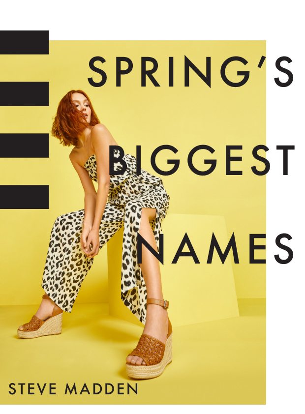 SPRING'S BIGGEST NAMES