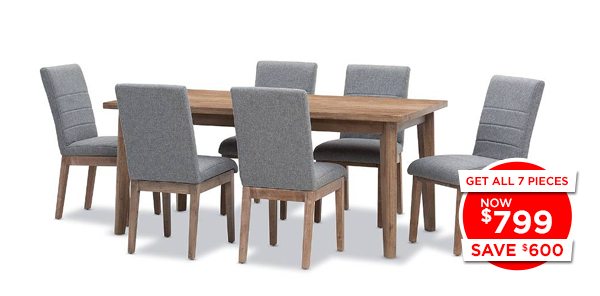 Larson 7 Piece Dining Suite