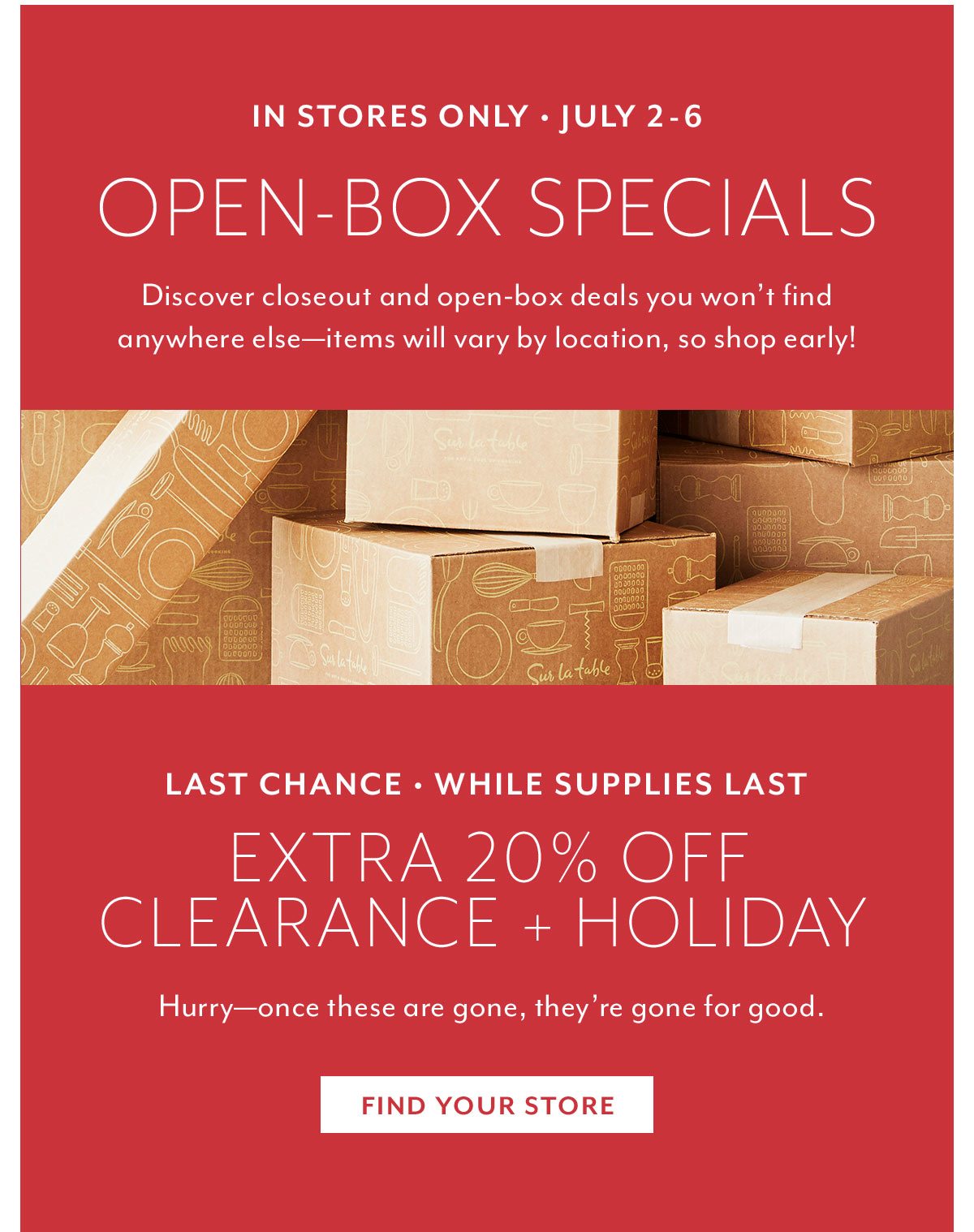 Open-Box Specials